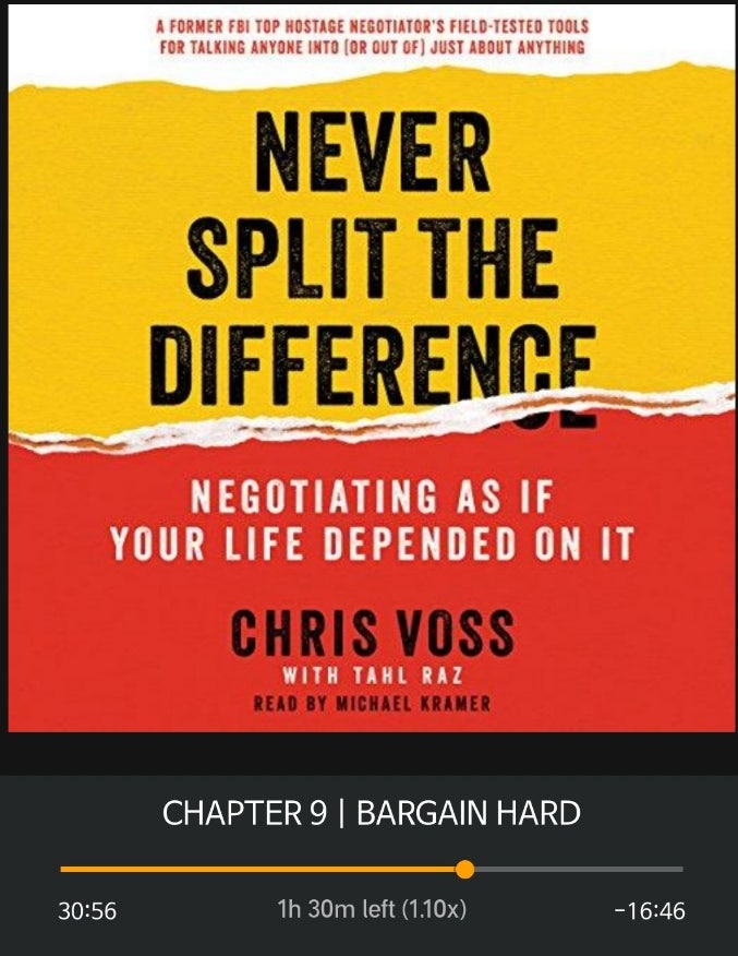 Never Split the Difference – Chris Voss
