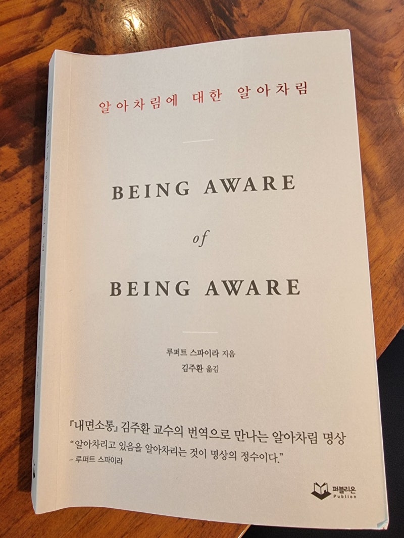 알아차림에 대한 알아차림 – 루퍼트 스파이라