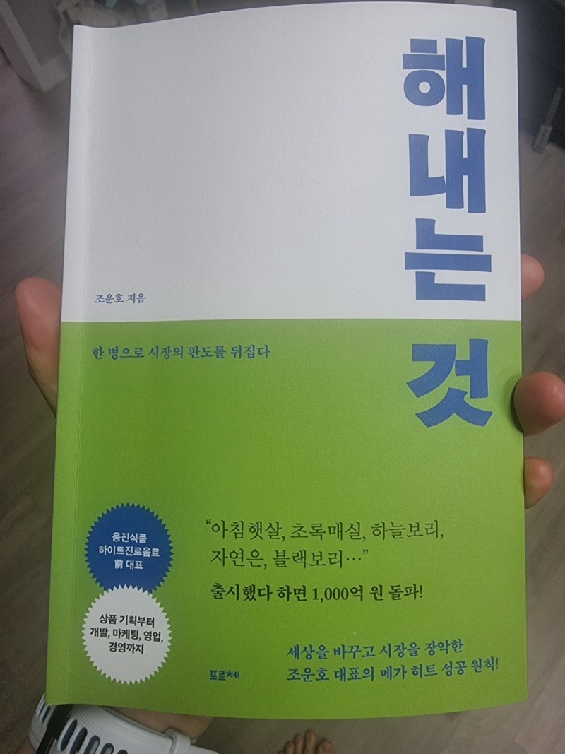 해내는 것 – 조운호 지음